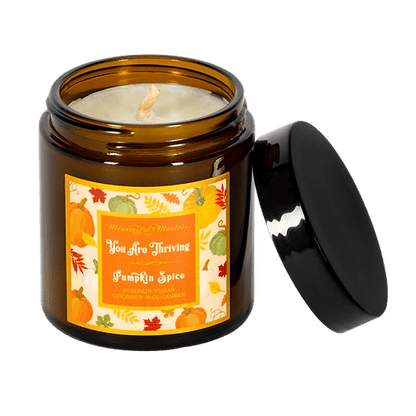 You Are Thriving Pumpkin Spice Candle - Vegan America