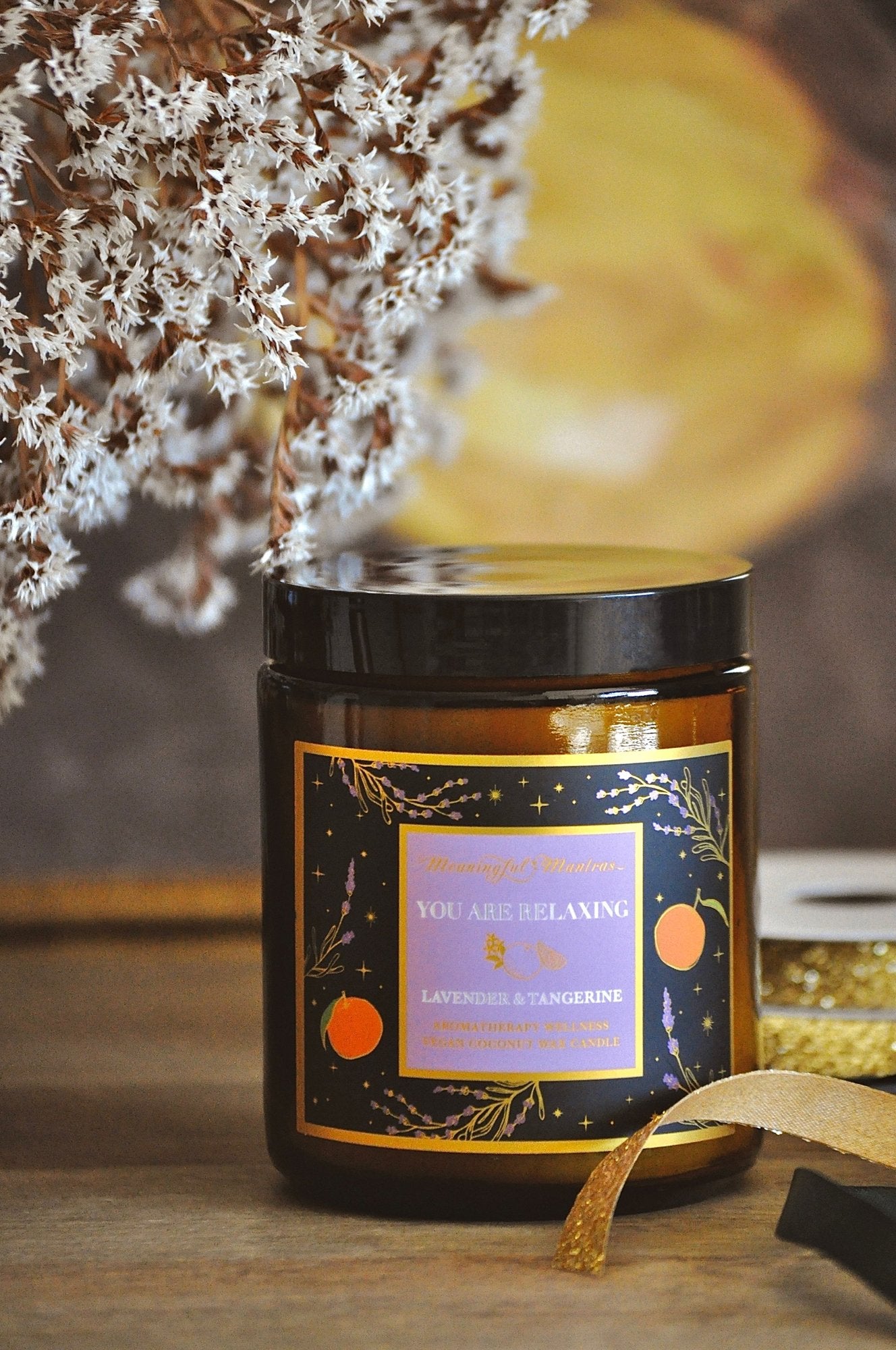 You Are Relaxing Lavender & Tangerine Candle