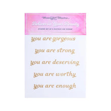 Believe In Your Beauty Peel & Stick Mirror Decals