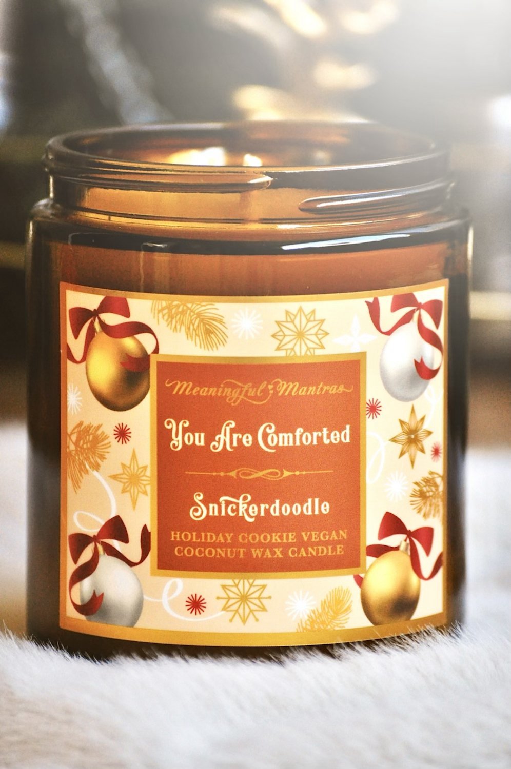 You Are Comforted Snickerdoodle Cookie Candle - Vegan America