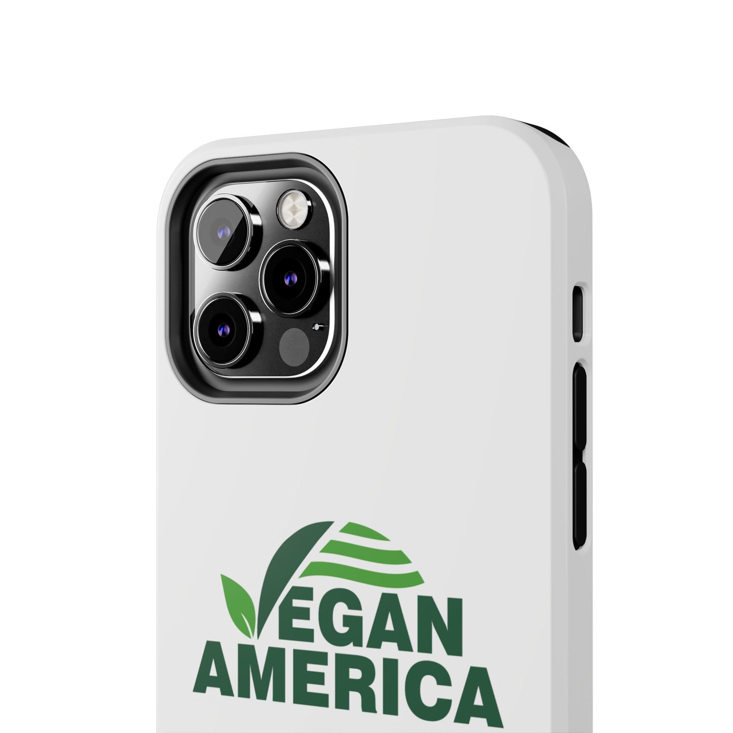 Vegan America Tough Phone Case — Eco - Friendly Plant Logo Protective Cover - Vegan America