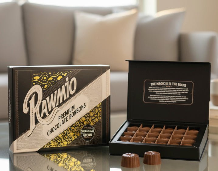 Rawmio 70% Dark Chocolate Bonbons, 24 Bonbons - Vegan America