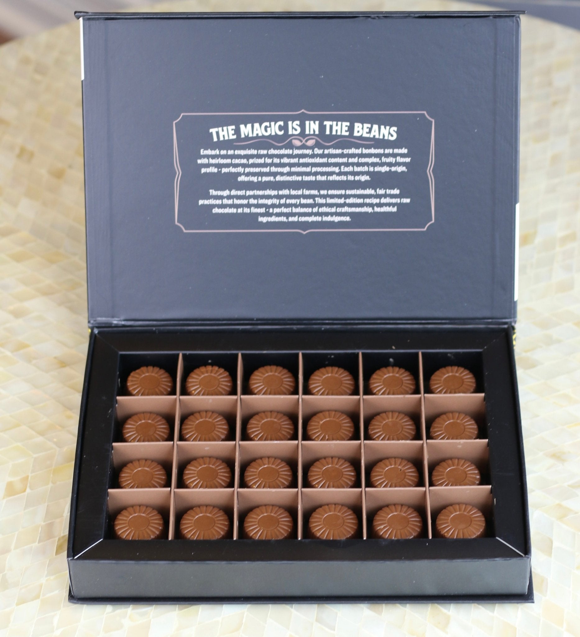 Rawmio 70% Dark Chocolate Bonbons, 24 Bonbons - Vegan America