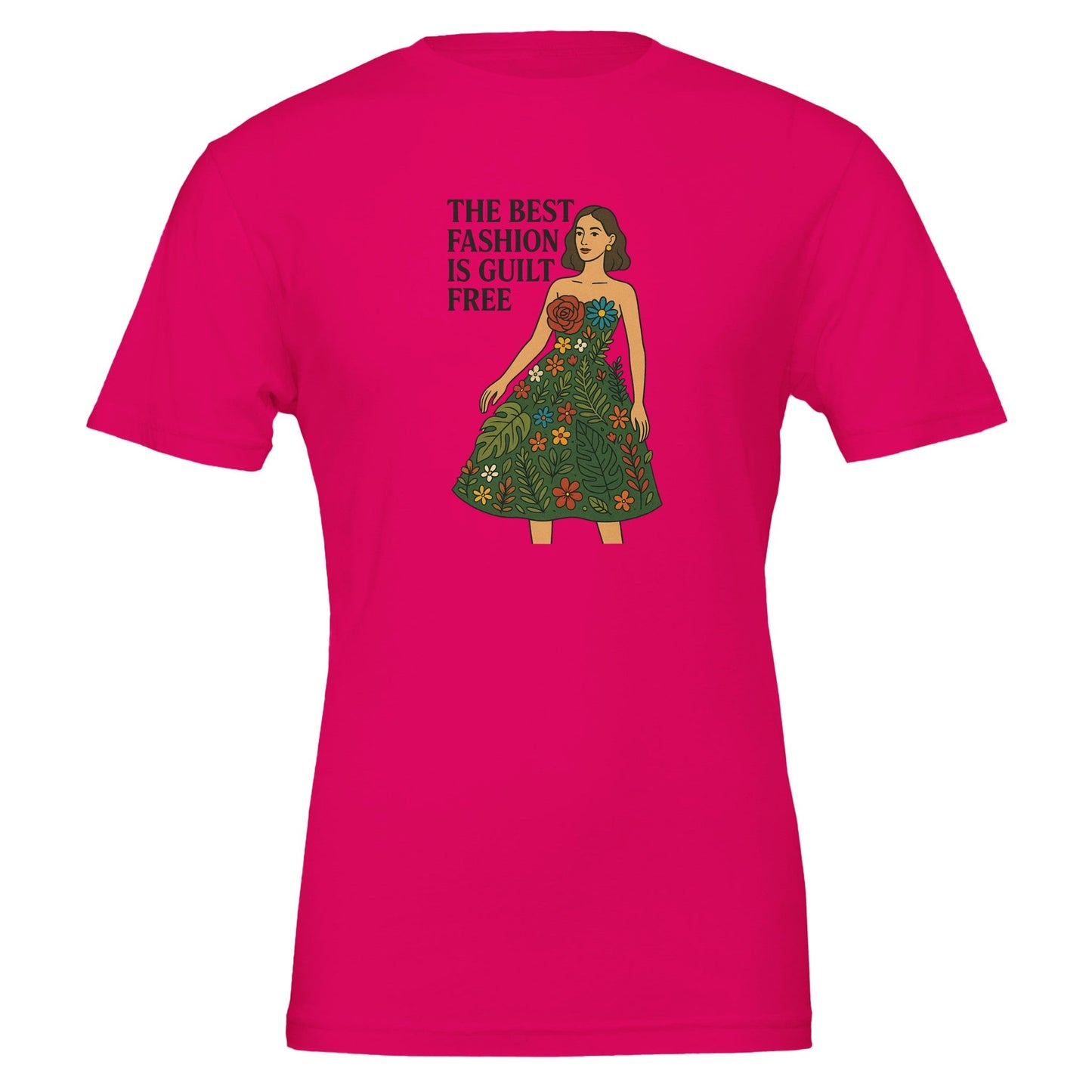 Best Fashion is Guilt Free Premium Tshirt, 100% Cotton - Vegan America