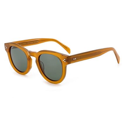 Ericeira - Round Bio Acetate Sunglasses - Vegan America