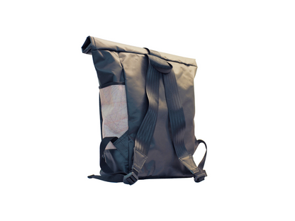 backpack urban publicity banner black