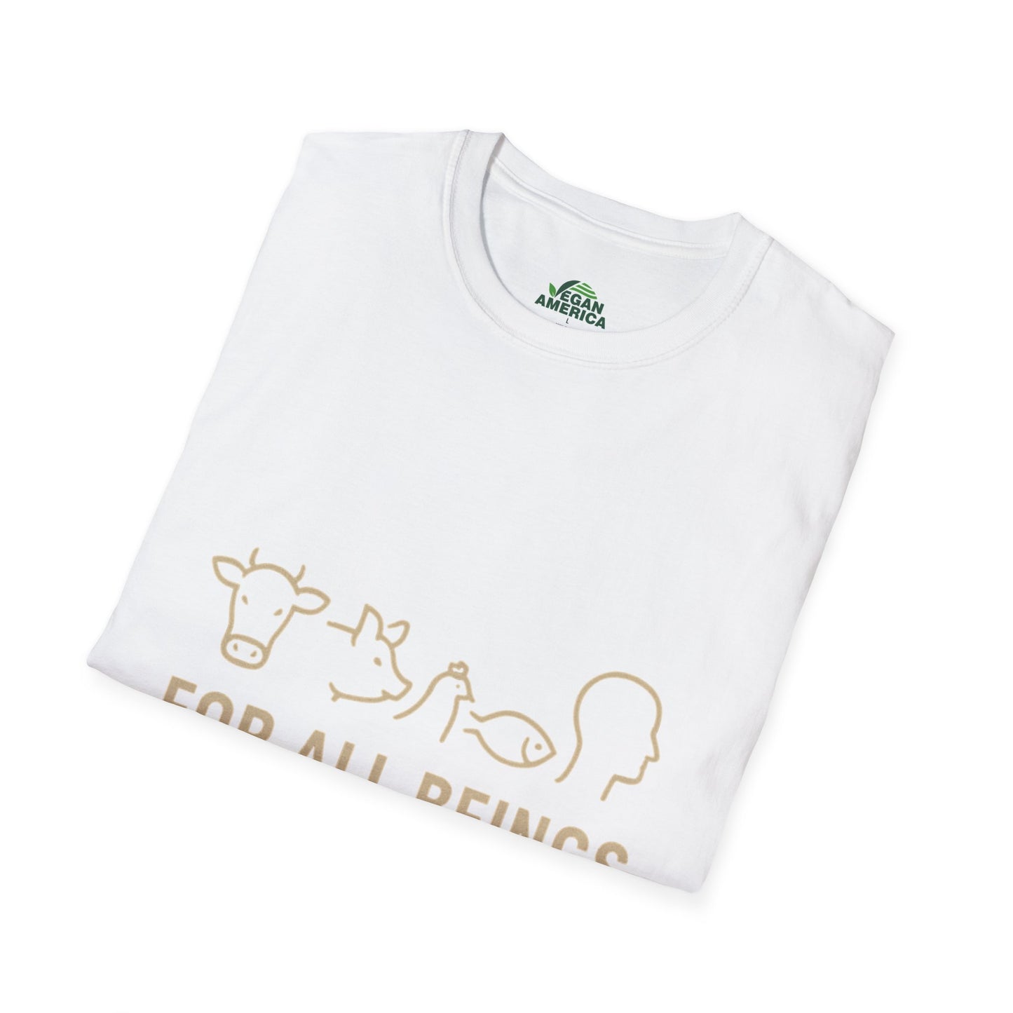Unisex Vegan America T-Shirt, Eco - Friendly Apparel, Plant - Based Lifestyle Shirt, Perfect Gift for Vegans, Animal Rights Awareness Wear - Vegan America