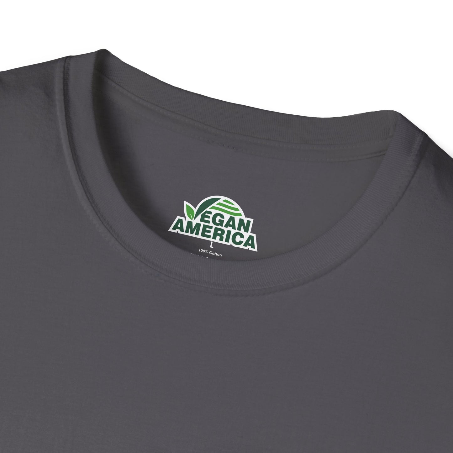 Unisex Vegan America T-Shirt, Eco - Friendly Apparel, Plant - Based Lifestyle Shirt, Perfect Gift for Vegans, Animal Rights Awareness Wear - Vegan America