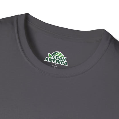 Unisex Vegan America T-Shirt, Eco - Friendly Apparel, Plant - Based Lifestyle Shirt, Perfect Gift for Vegans, Animal Rights Awareness Wear - Vegan America