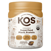 KOS Organic Plant Protein, Chocolate Peanut Butter, 10 Servings - Vegan America