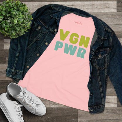 Vegan Power - Women's Style B&C 6400 - Vegan America