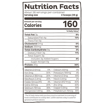 Organic Plant Protein, Chocolate, 28 Servings