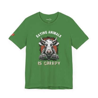 Eating Animals is Creepy T-Shirt - Vegan America