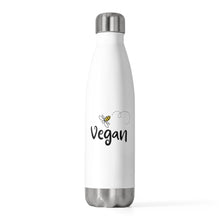 Bee Vegan - 20oz Insulated Water Bottle - Vegan America