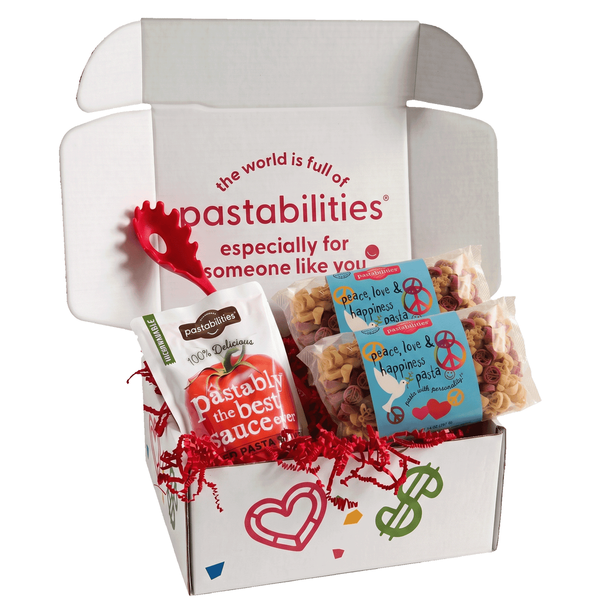 Peace Love & Happiness Pasta - Vegan America