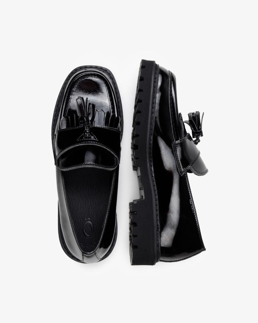 Mater Patent Loafer in Black from Nōskin