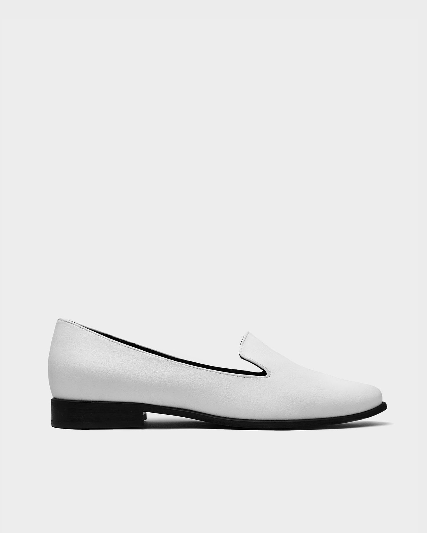 Lords White Loafers made of grape leather Vegea - Vegan America