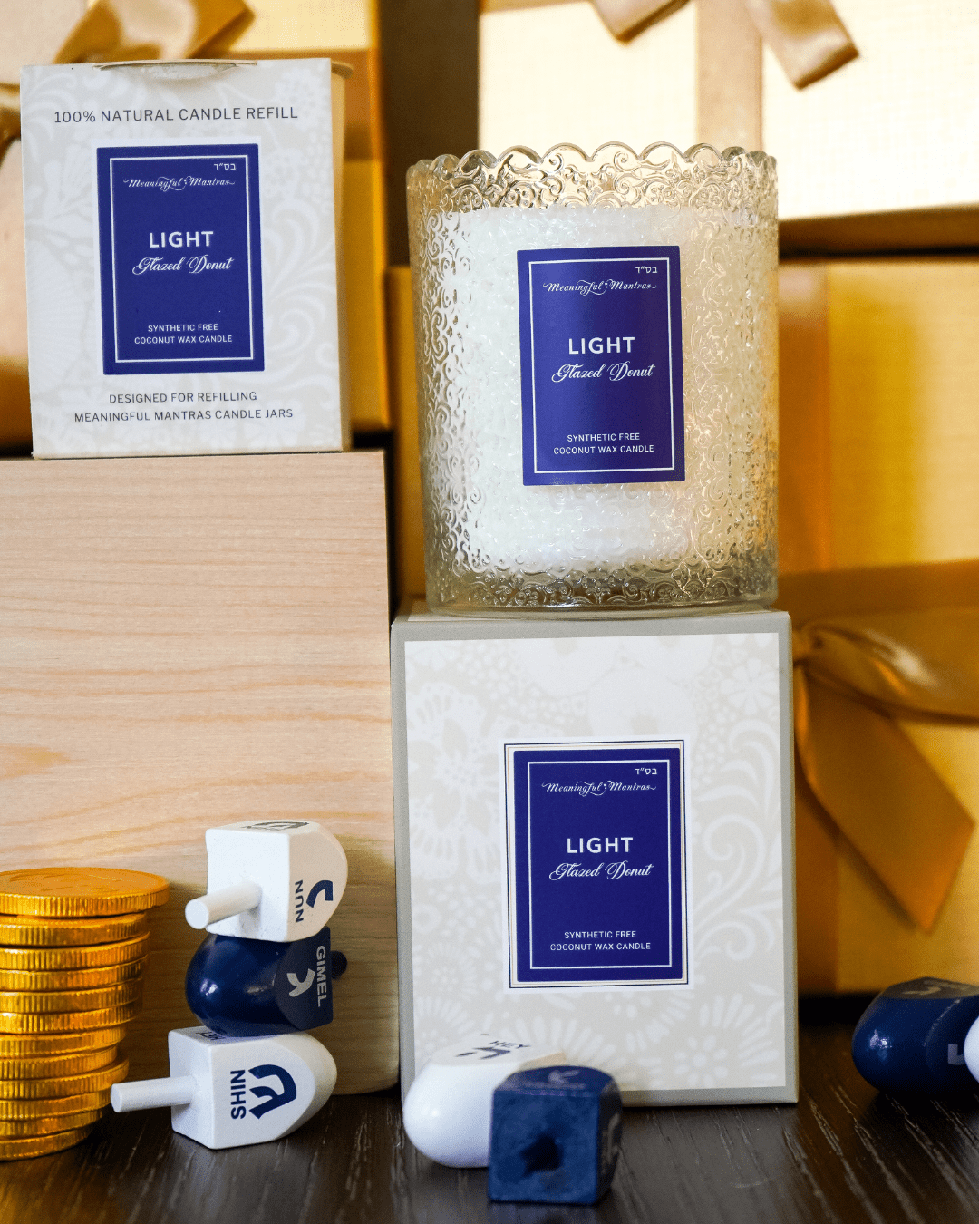 Glazed Donut Natural Candle 8oz Kaia Collection - Vegan America