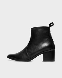 Swan No.1 Black Nopal cactus leather boots - Vegan America