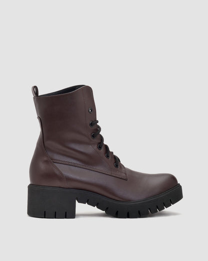 Women's Boots Workers No. 3 Chocolate - Vegan America