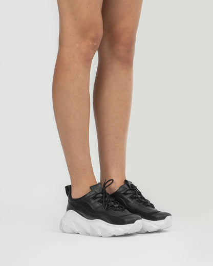 Daddy's Sneakers Black vegan women's sneakers - Vegan America
