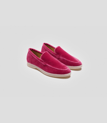 Vegan Velvet Loafer Pink