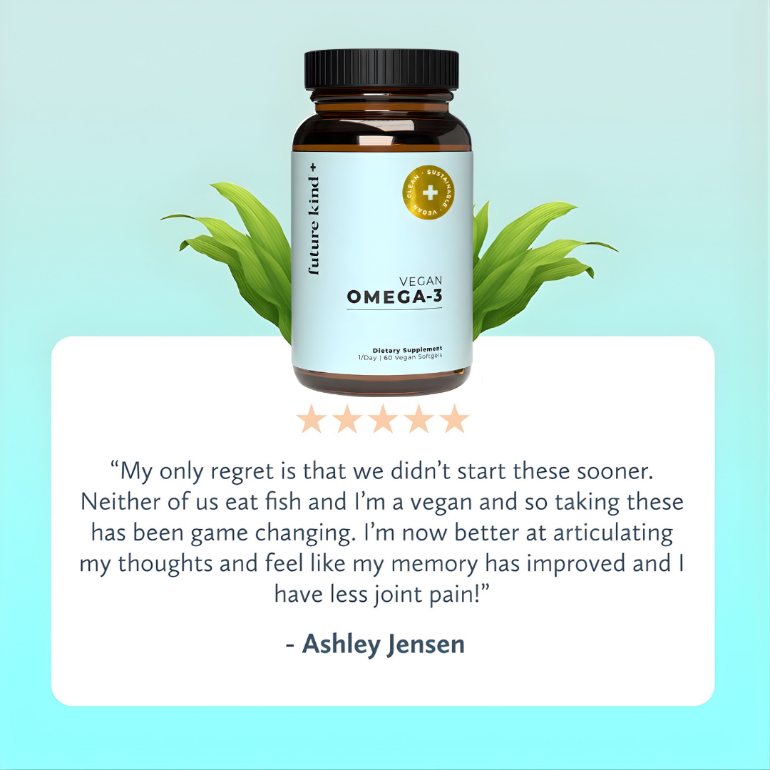 Vegan Omega 3 Supplement - 500mg DHA + EPA Algal Oil