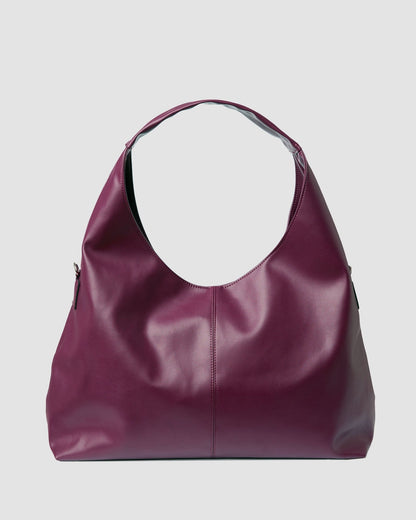 Bohema Slouchy Shopper Bag Burgund - Vegan America