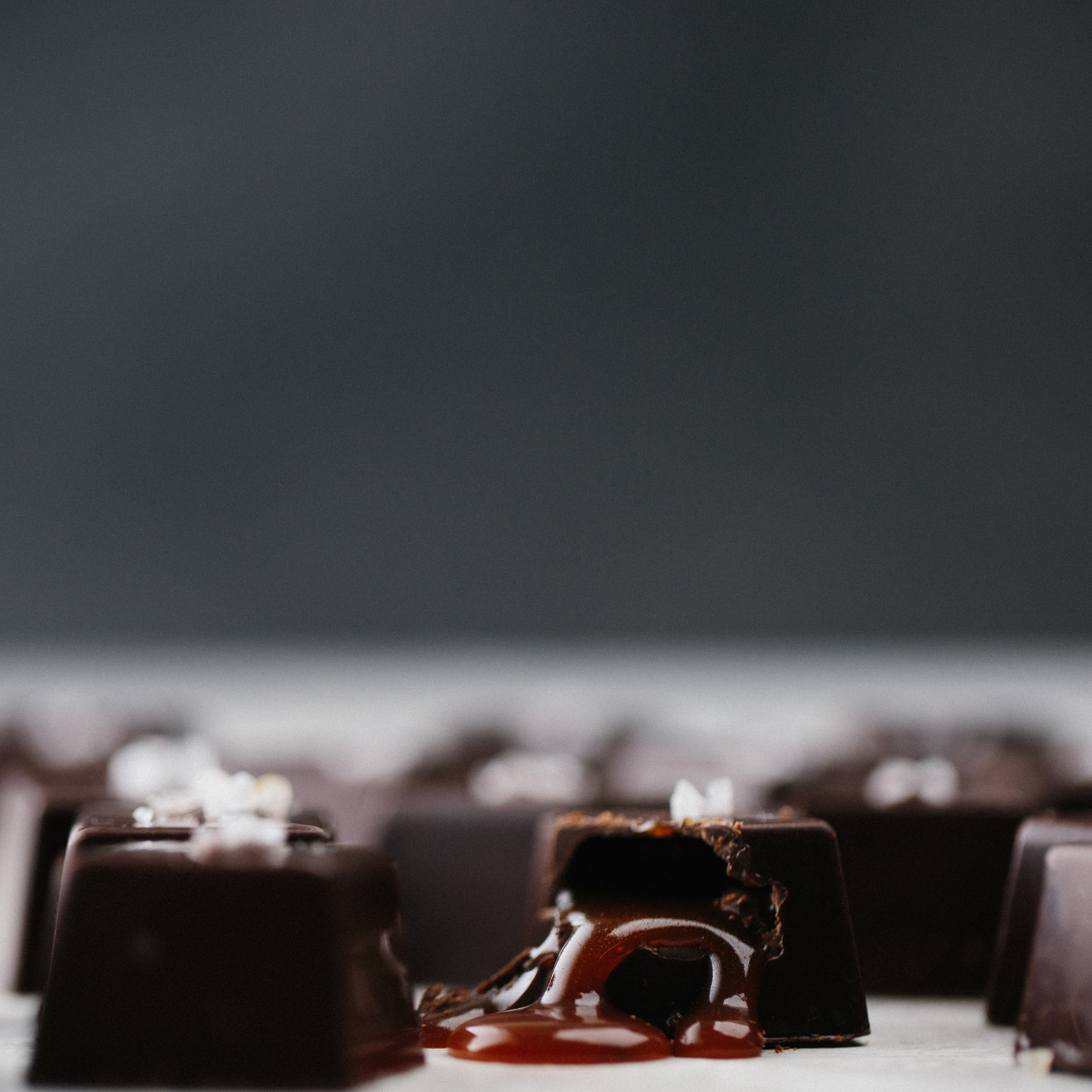 **VEGAN** 16 Piece Sea Salt Caramel Dark Chocolate Gift Box