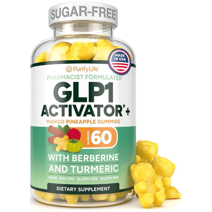 GLP1 Activator+ with Berberine and Turmeric - GLP - 1 Gummies - Vegan America