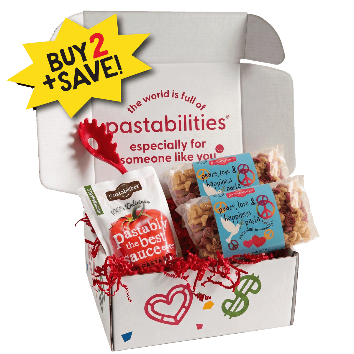 Peace Love Happiness Gift Box - Vegan America