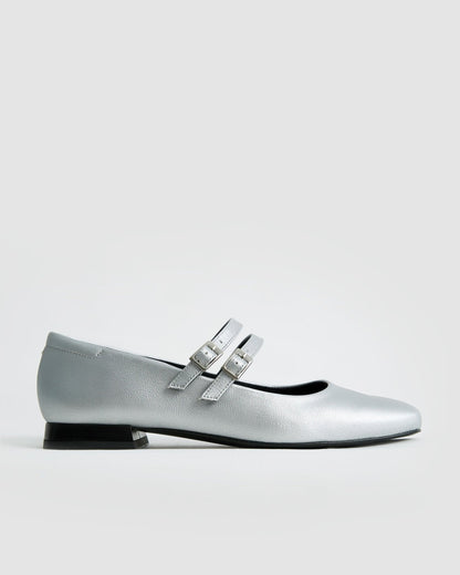 Sugar Mary Jane Pumps metallic ballerinas - Vegan America