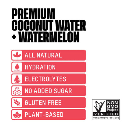 Premium Coconut Water + Watermelon - Vegan America