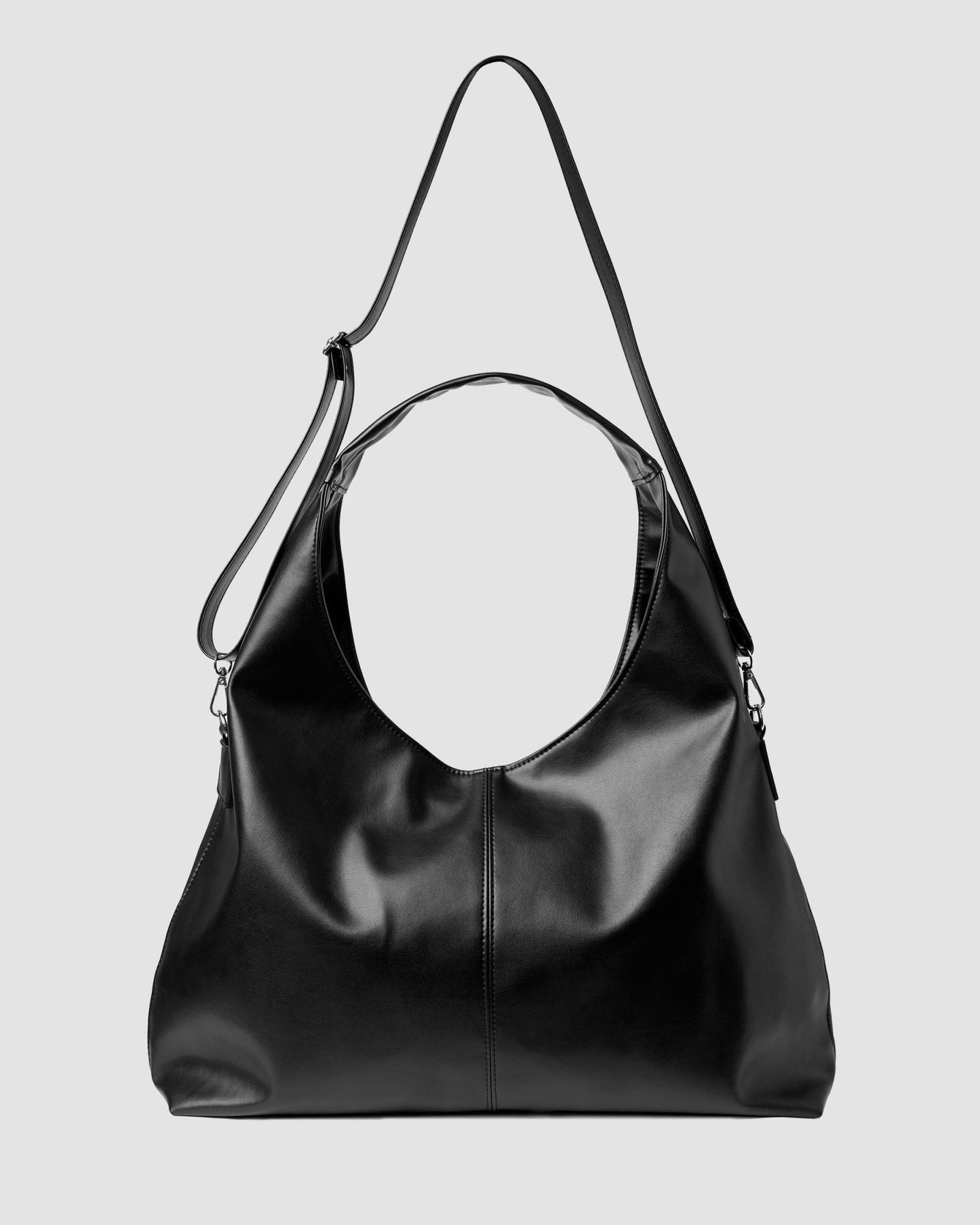 Bohema Slouchy Shopper Bag Black - Vegan America