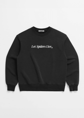 LET SPIDERS LIVE CREWNECK - Vegan America