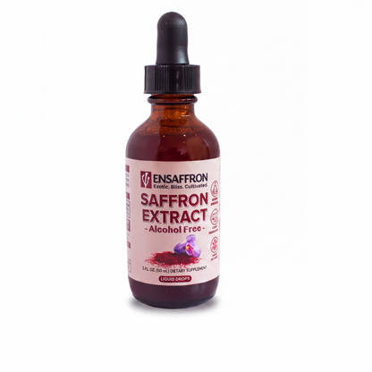 Alcohol-Free Premium Saffron Extract (Made With Pure Heray Saffron Threads)