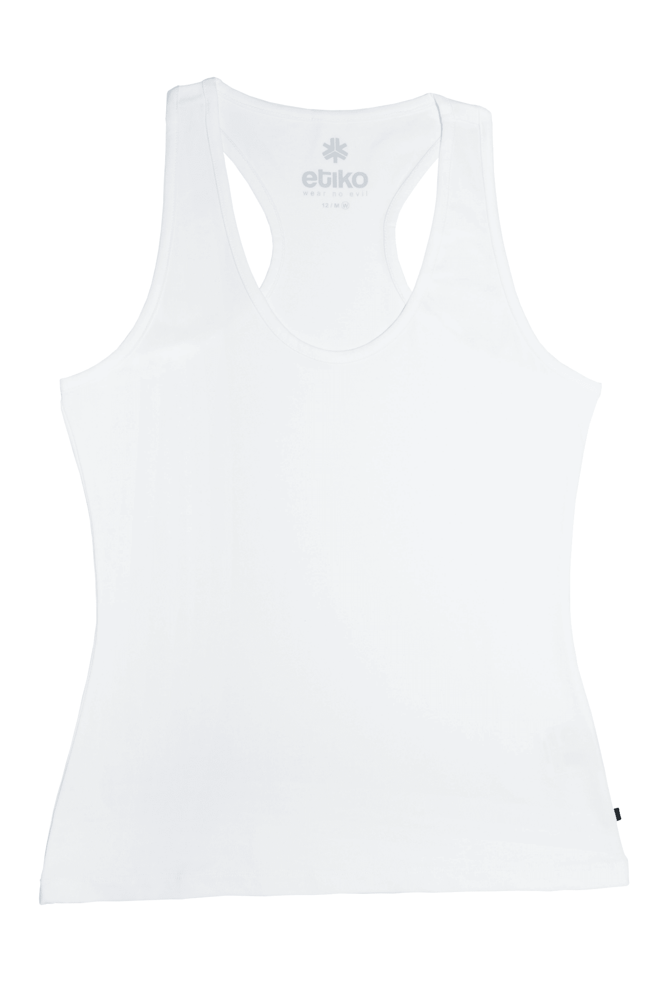 Racerback Singlet, Women's White - Vegan America
