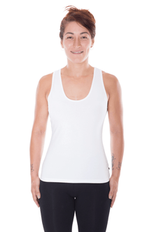 Racerback Singlet, Women's White - Vegan America