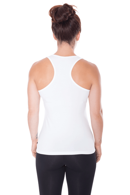 Racerback Singlet, Women's White - Vegan America