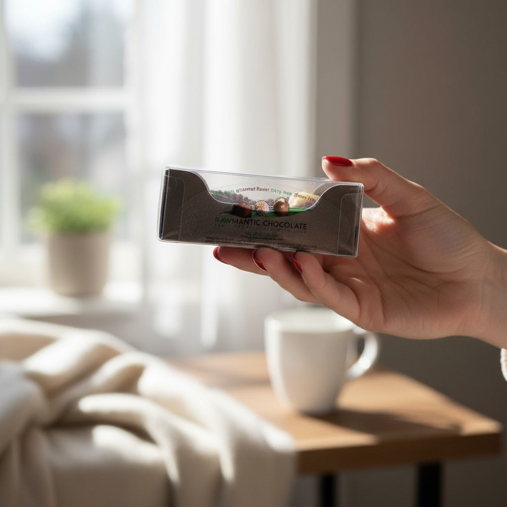 2pc 75% Raw Dark Chocolate Truffle Set