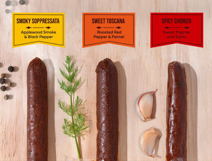 New! Italian/Spanish Salami Stick 9-Pack