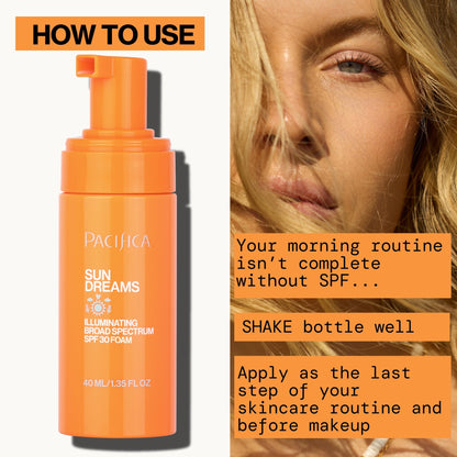 Sun Dreams Illuminating Broad Spectrum SPF 30 Foam