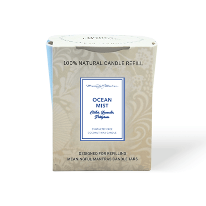 Ocean Mist Natural Candle 8oz Kaia Collection Refill - Vegan America