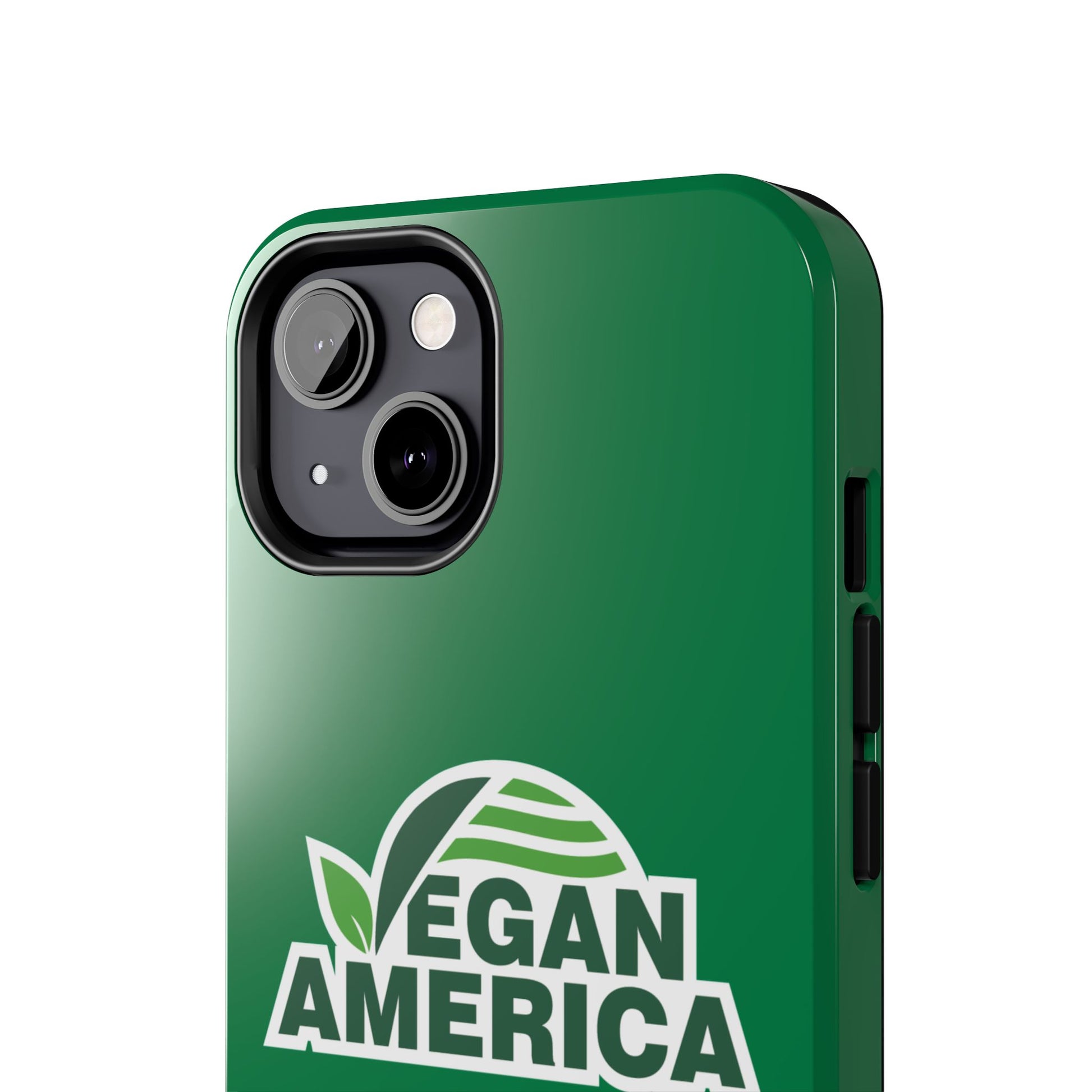 Vegan America Tough Phone Case — Green Protective Vegan Pride Cover - Vegan America