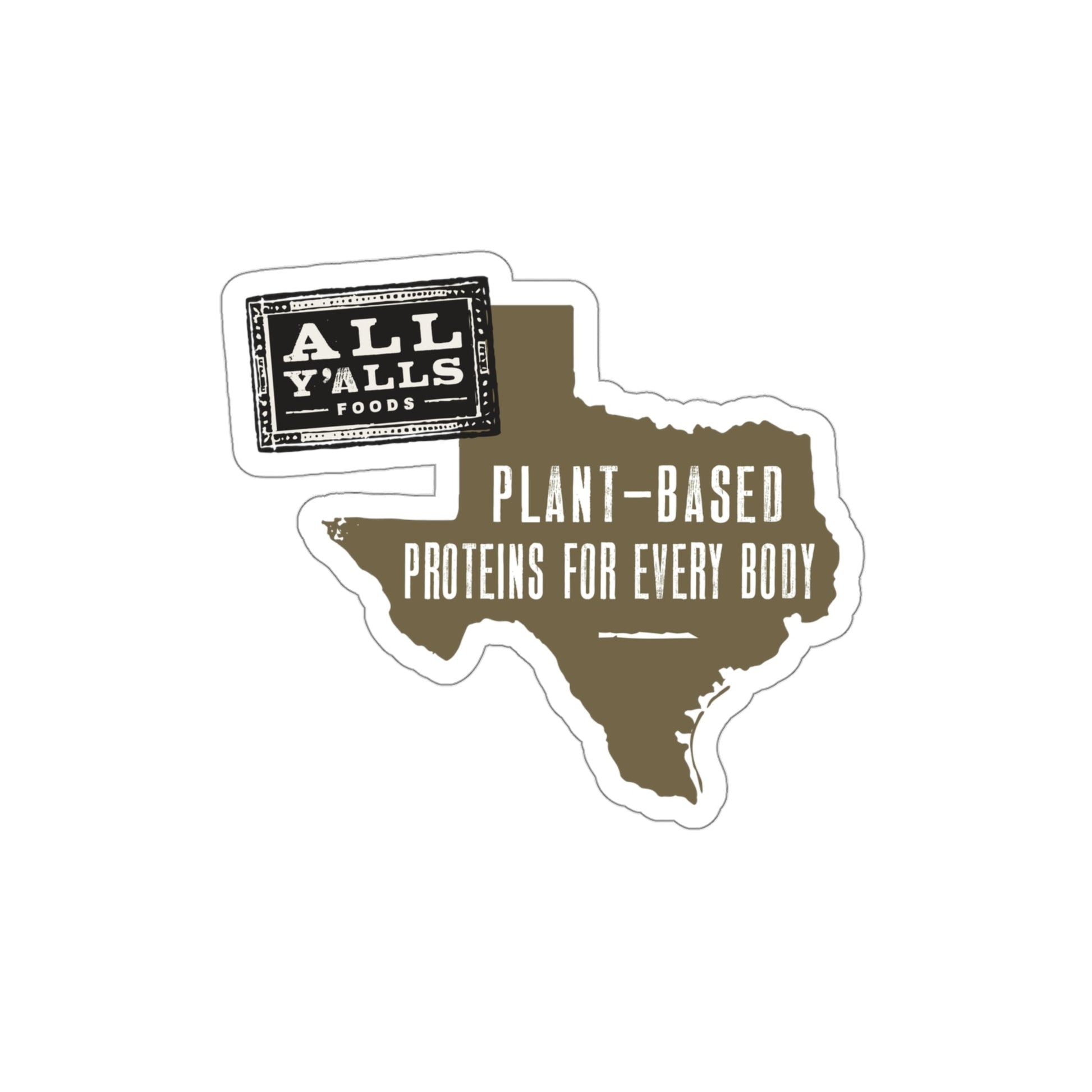 All Y'alls Die - Cut Stickers - Vegan America
