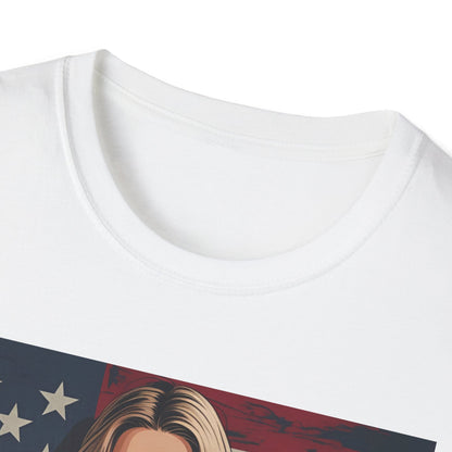 Vegan America T-Shirt | UnisexSoftstyle Tee, Eco - Friendly Fashion, Gift for Vegans, Independence Day Outfit, Casual Wear - Vegan America