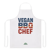 Vegan BBQ Chef Apron - 5-Color Straps, Perfect Gift for Grilling Enthusiasts, Cooking Lovers, BBQ Parties, Summer Celebrations, Vegan Gifts - Vegan America