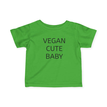 Vegan Baby Tee, Cute Infant T-Shirt, Organic Cotton Toddler Shirt, Eco - Friendly Baby Gift, Baby Shower Present - Vegan America