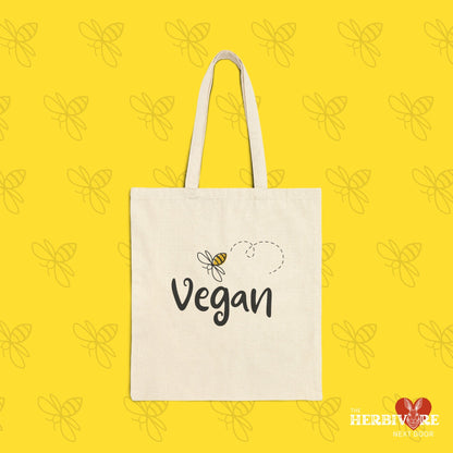 Bee Vegan - Tote Bag - Vegan America