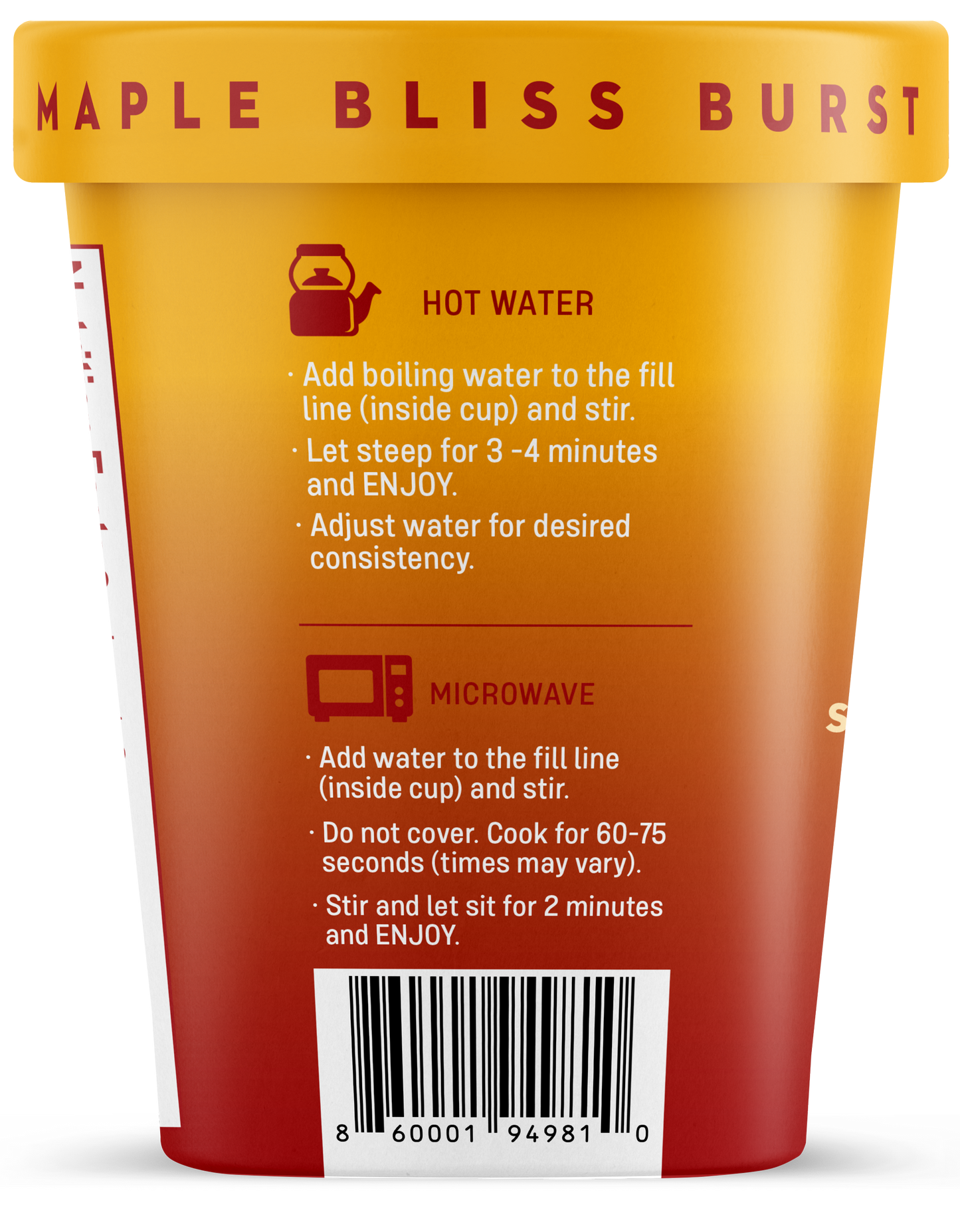 Hot Supergrain Cereal - Maple Bliss Burst